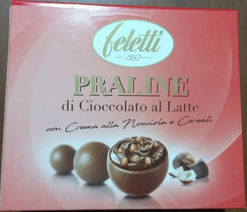Praline di cioccolato al latte