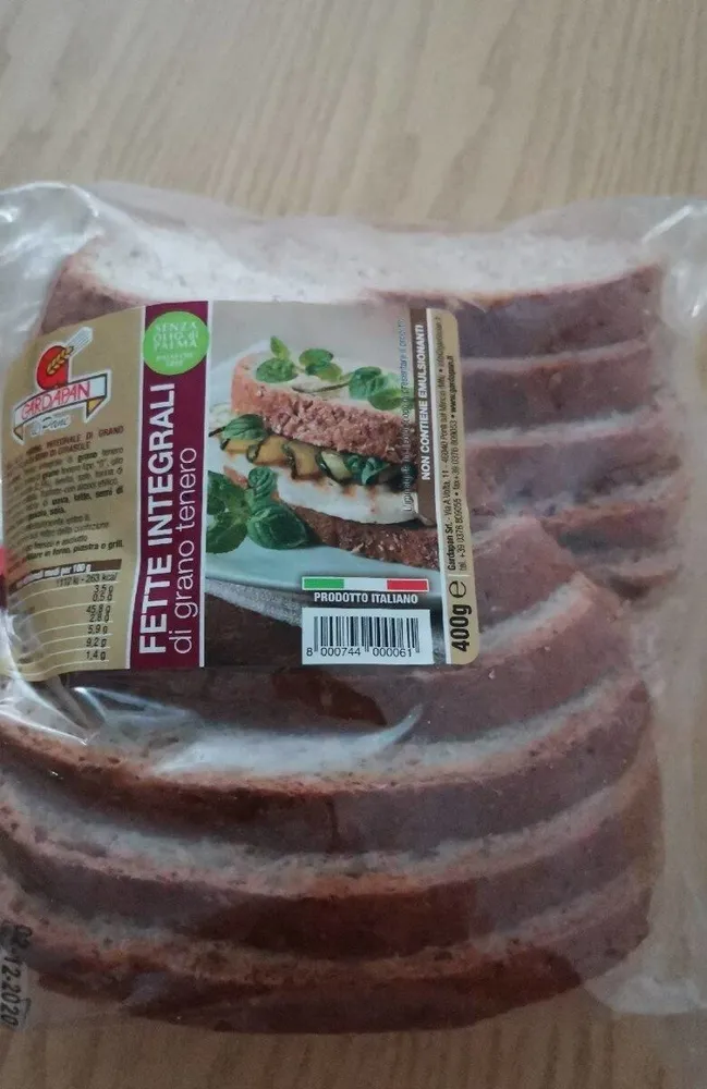 FETTE INTEGRALI DI GRANO TENERO