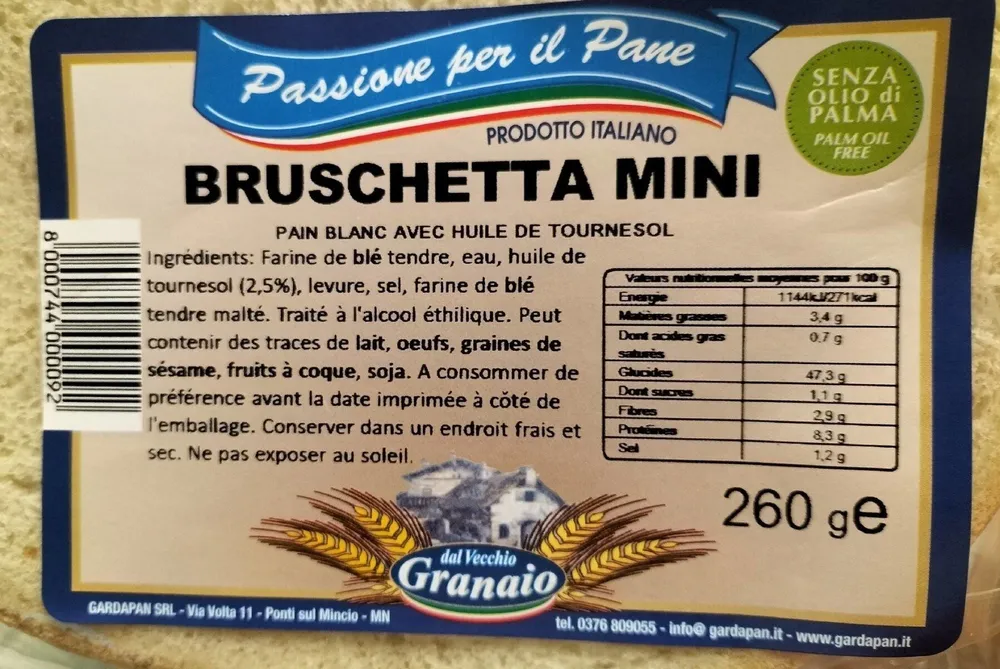 Bruschetta Mini