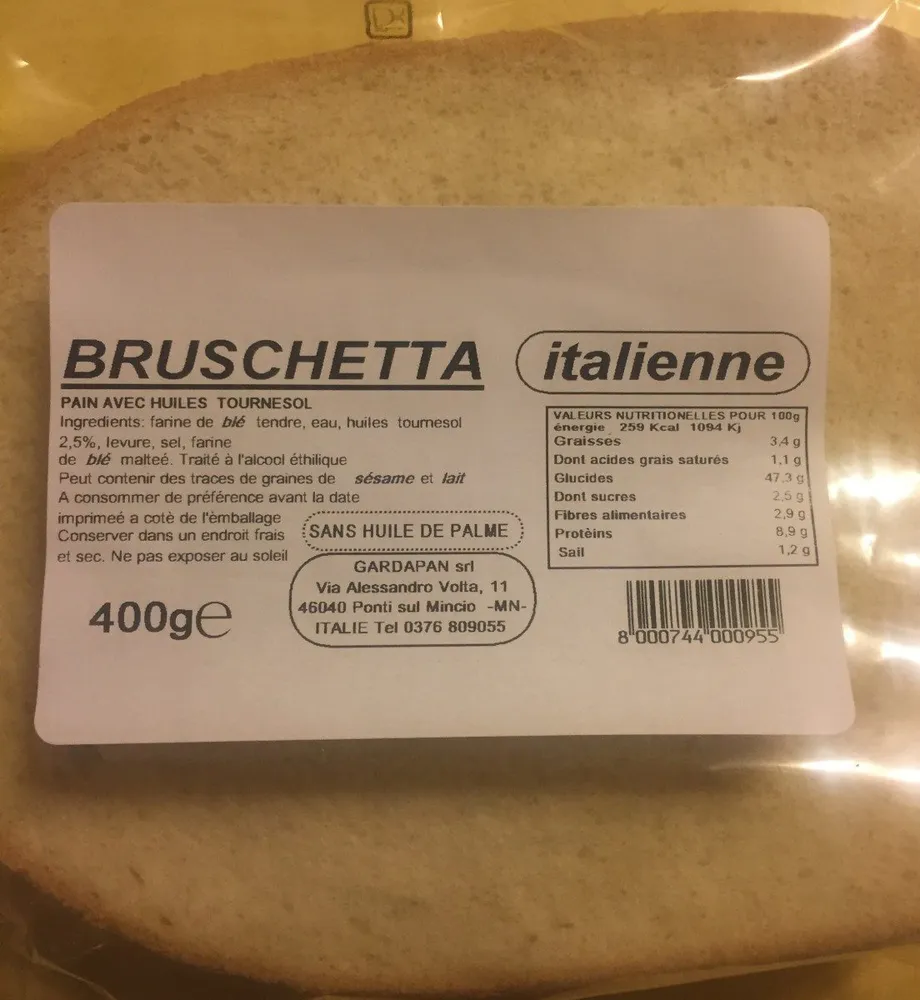 Bruschetta  italienne