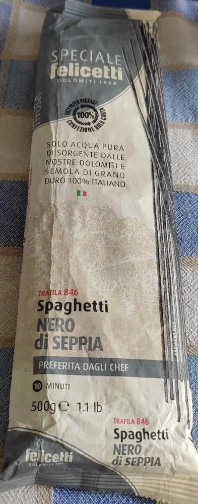 Spaghetti nero di seppia