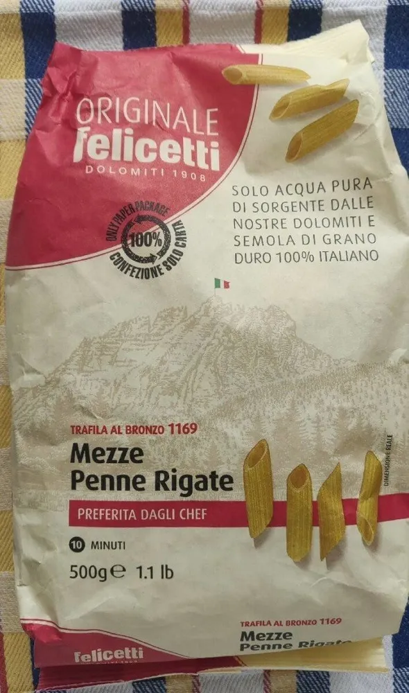 Mezze penne rigate