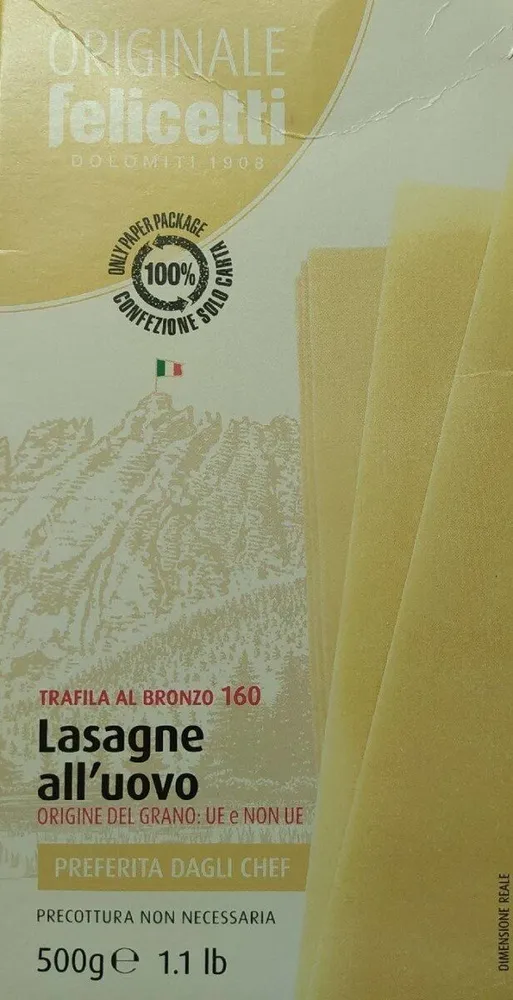 Lasagne all'uovo
