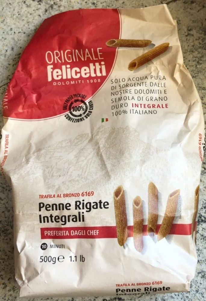Penne rigate integrali