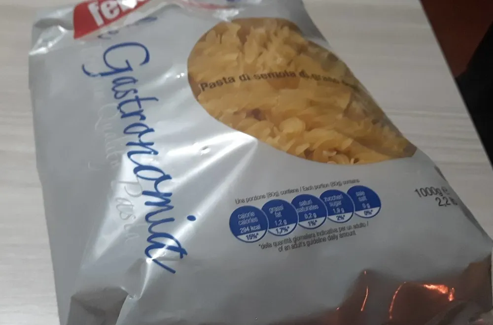 Pasta  di    semola   di   grano   duro