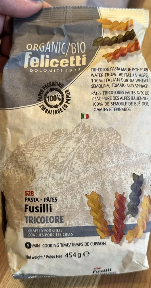 Fusilli Tricolore