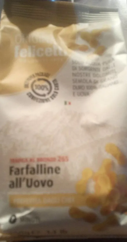 Farfalline all'uovo