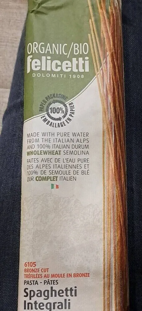 Spaghetti integrali bio