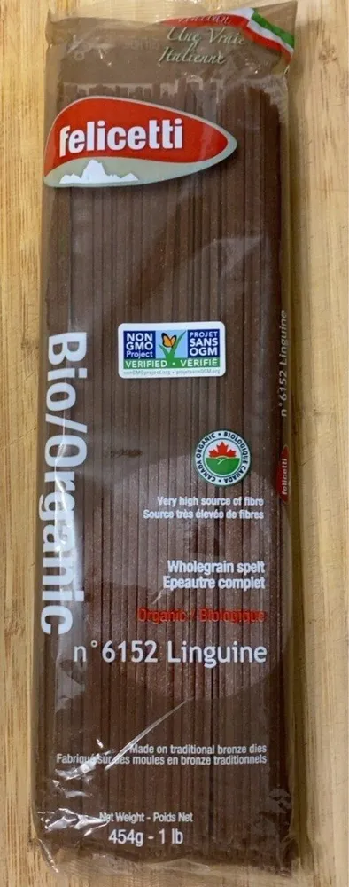 Organic Wholegrain Spelt Linguine