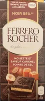 Chocolat noir 55% noisette et saveur caramel