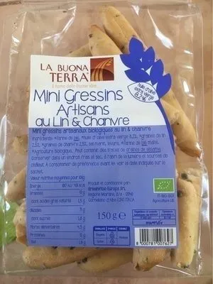 Mini gressins artisans au lin & chanvre