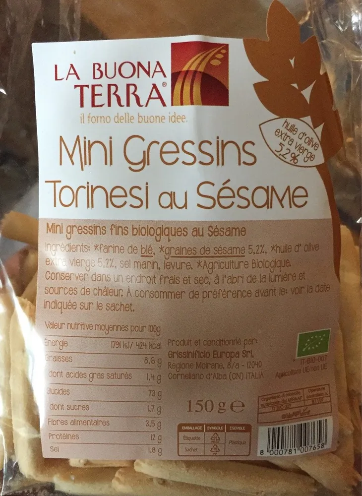 Mini gressins