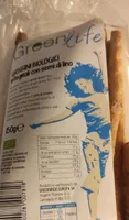 Grissini biologici integrali con semi di lino