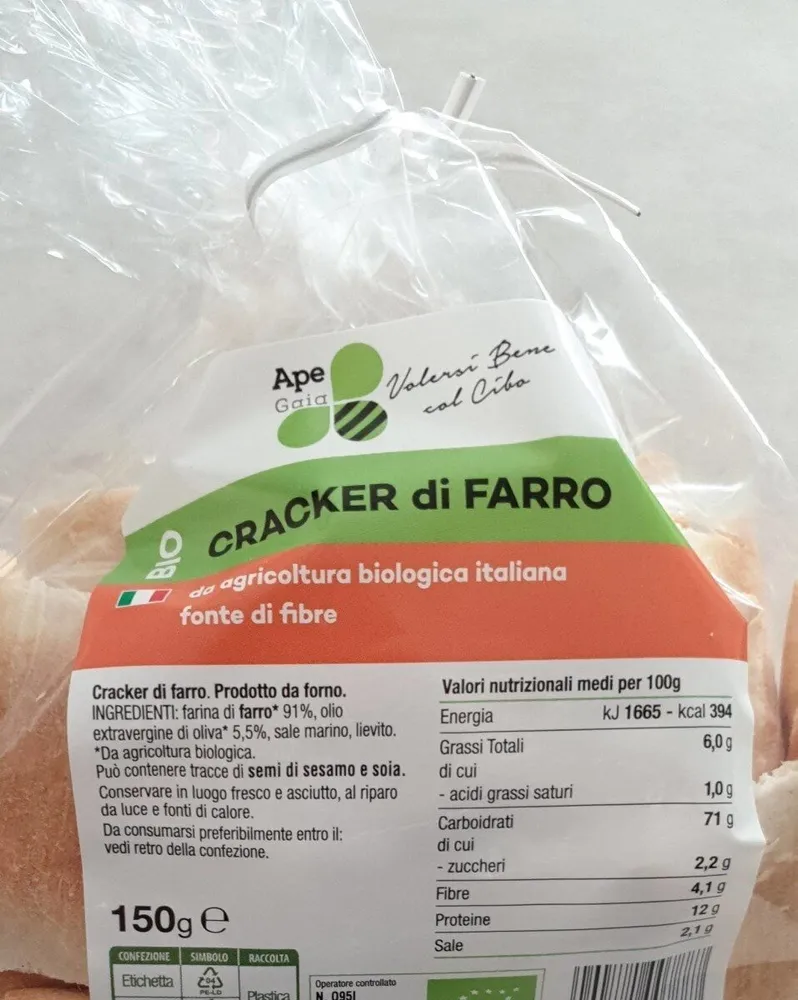Cracker di farro