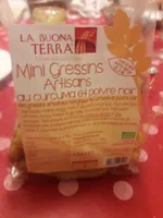 Mini gressins artisans au curcuma et poivre noir