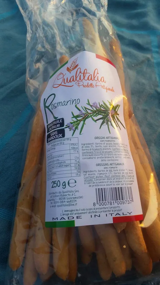 Grissini artigianale Rosmarino
