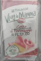 Focaccia farcita con prosciutto cotto e formaggio Edamer