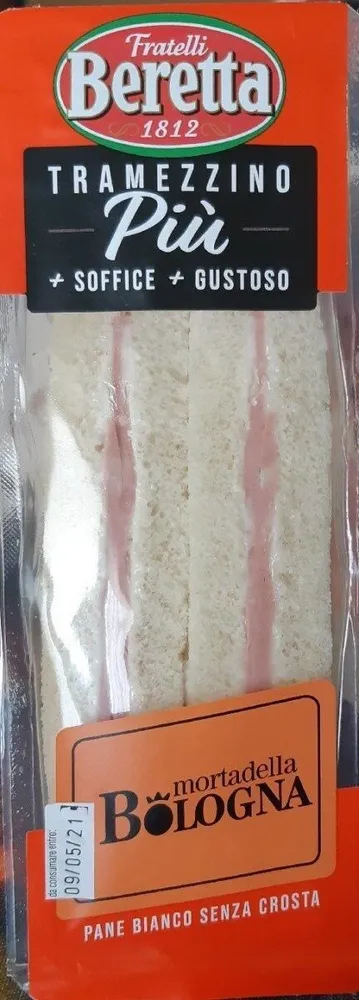Tranezzini con mortadella e maionese