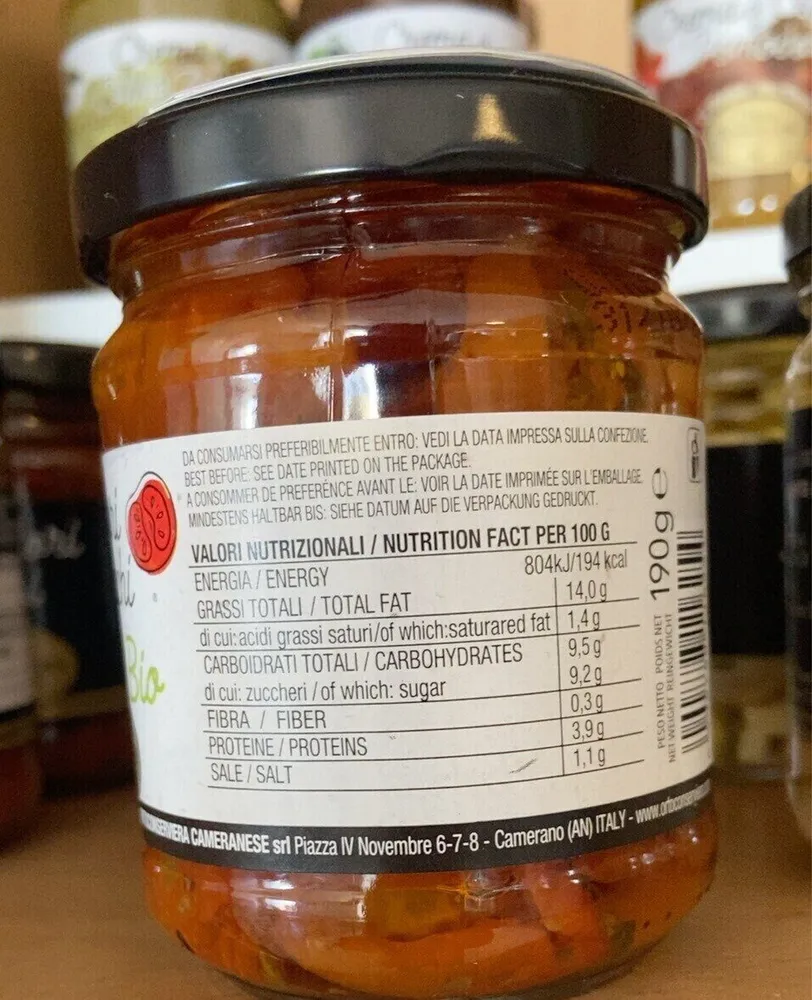 Pomodori secchi