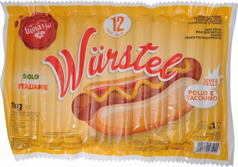 Wurstel dIGPollo e tacchino