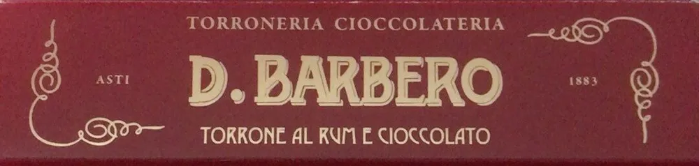 Torrone al rum e cioccolato