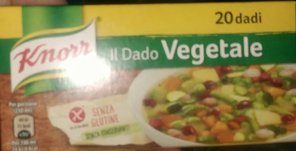 Knorr Dadi Vegetale 20 Cubi Ast 0