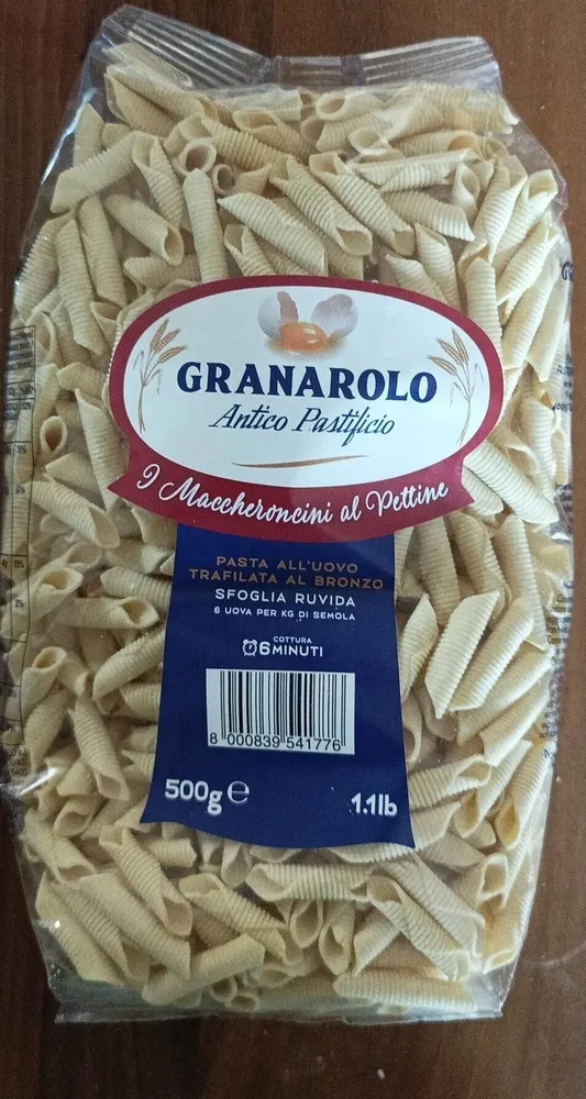 I maccheroncini al pettine