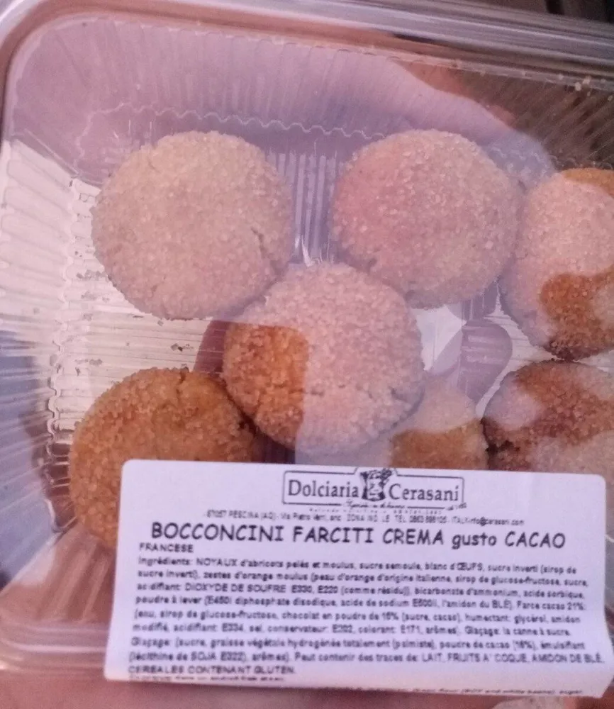 Bocconcini farciti crema