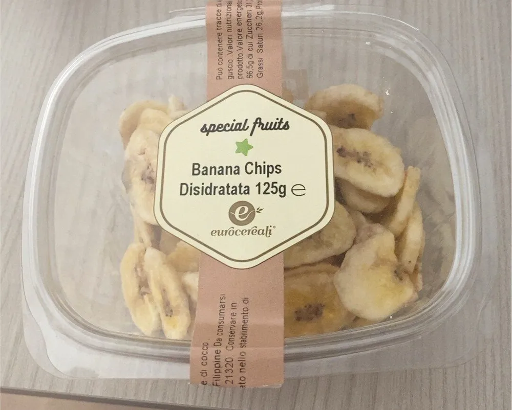 Banana Chips disidratat