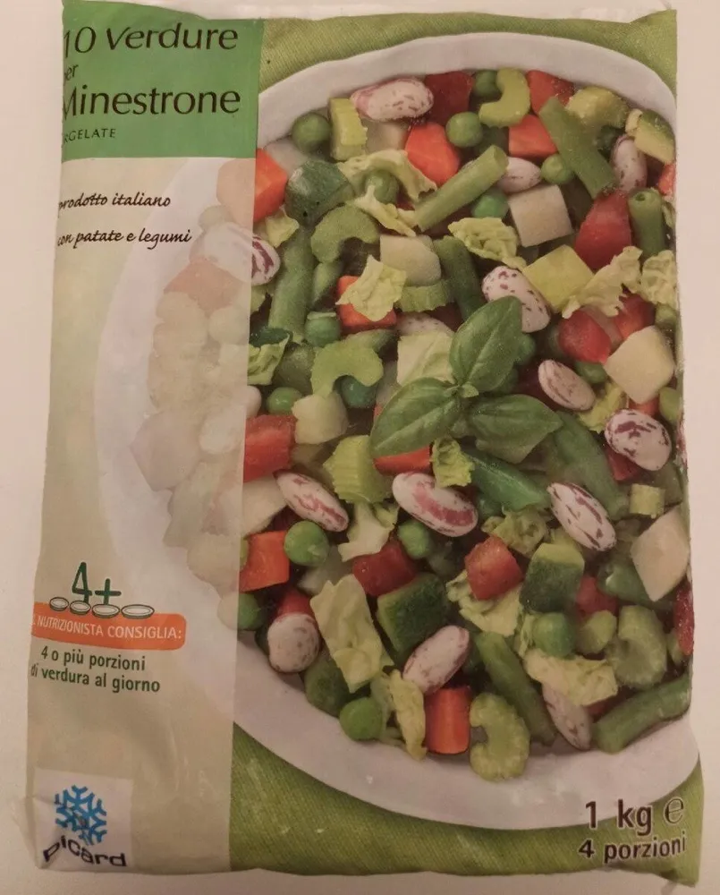 10 verdure per minestrone