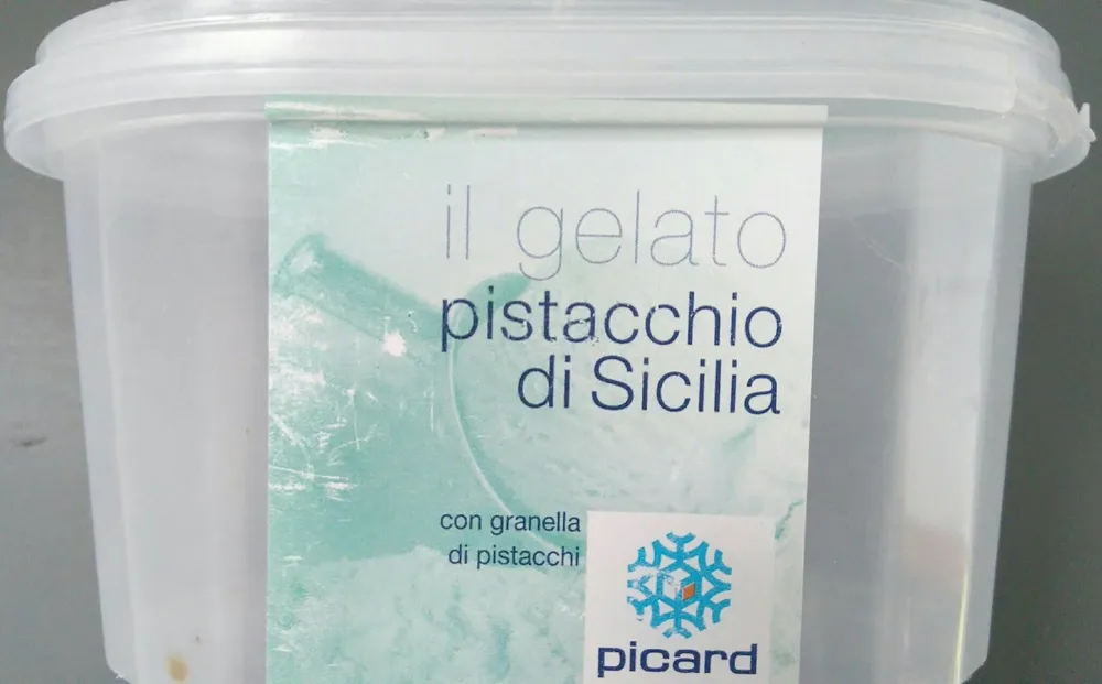 Il gelato pistacchio di Sicilia
