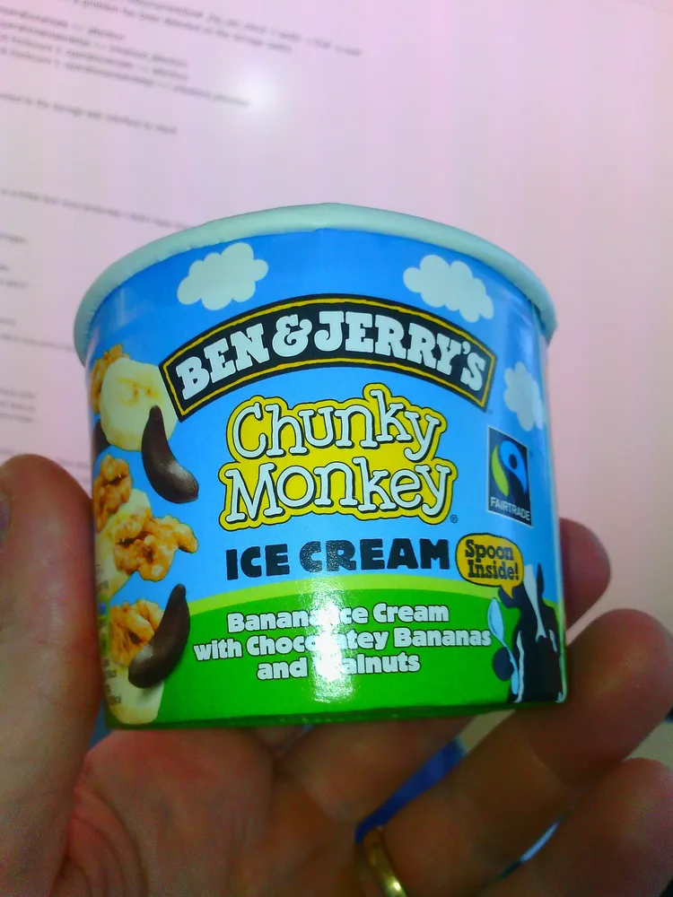 Ben & Jerry's Glace en Pot CHUNKY MONKEY 150 ML