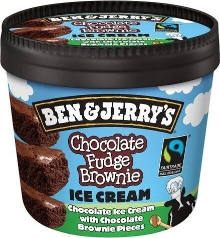 Jerry's Chocolate Fudge Brownie Ice Cream