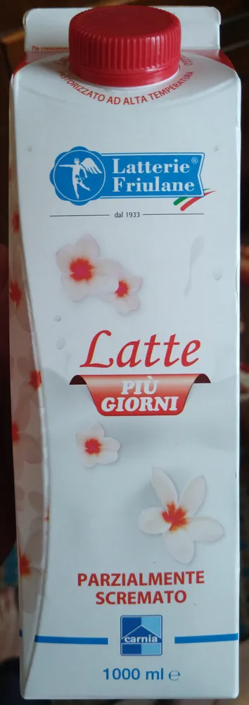 latte parzialmente scremato più giorni