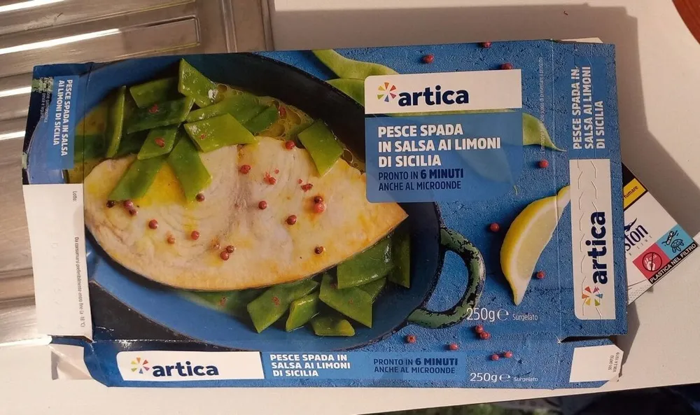 Pesce spada in salsa ai limoni di sicilia
