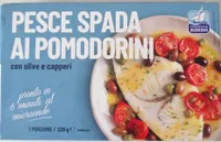 Pesce spada ai pomodorini con olive e capperi