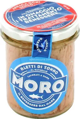 Moro Filetto Tonno Natur. vasetto GR. 190