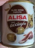 Olive verdi farcite con acciughe