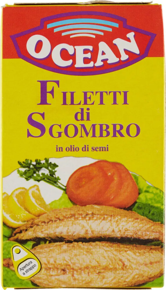 Filetti di sgombro in olio di semi
