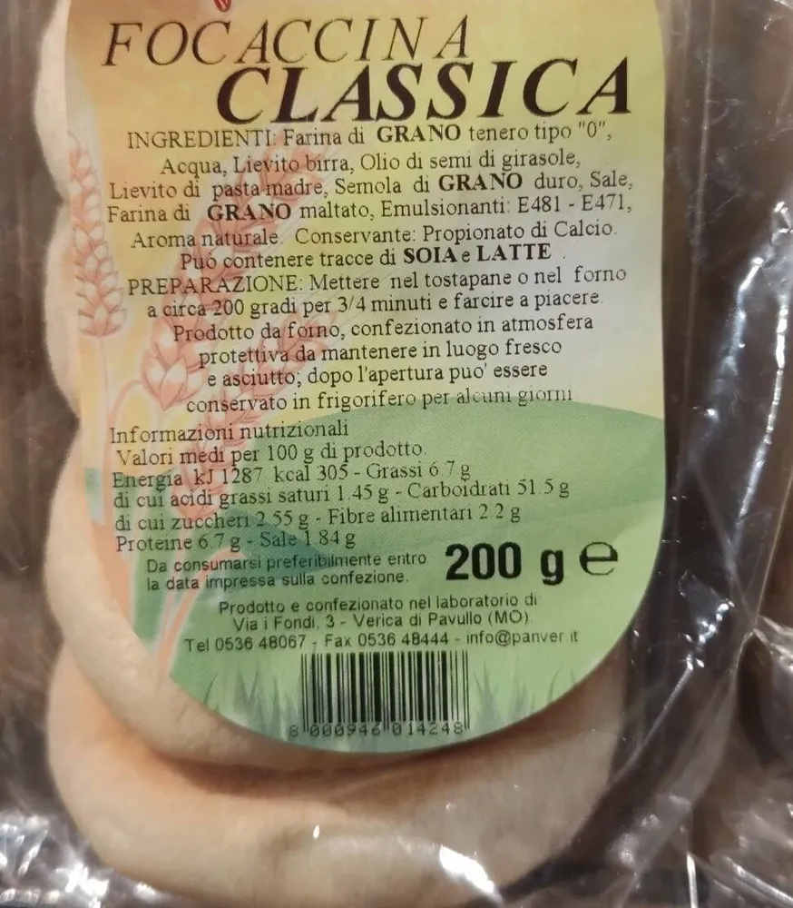 Focaccina classica