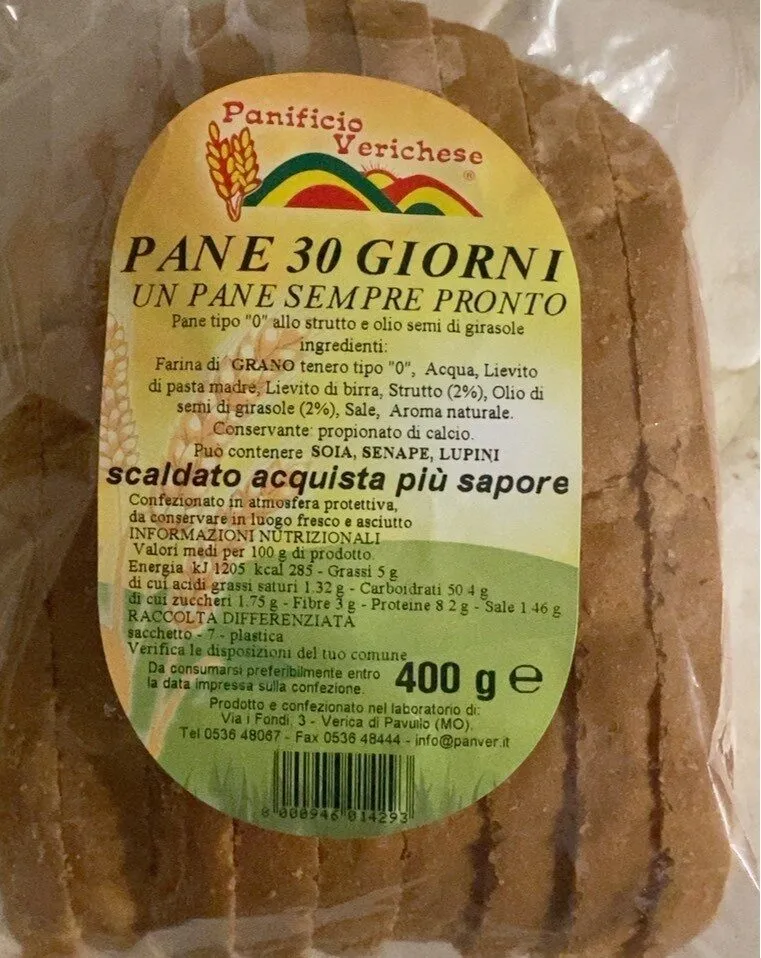 Pane 30 giorni