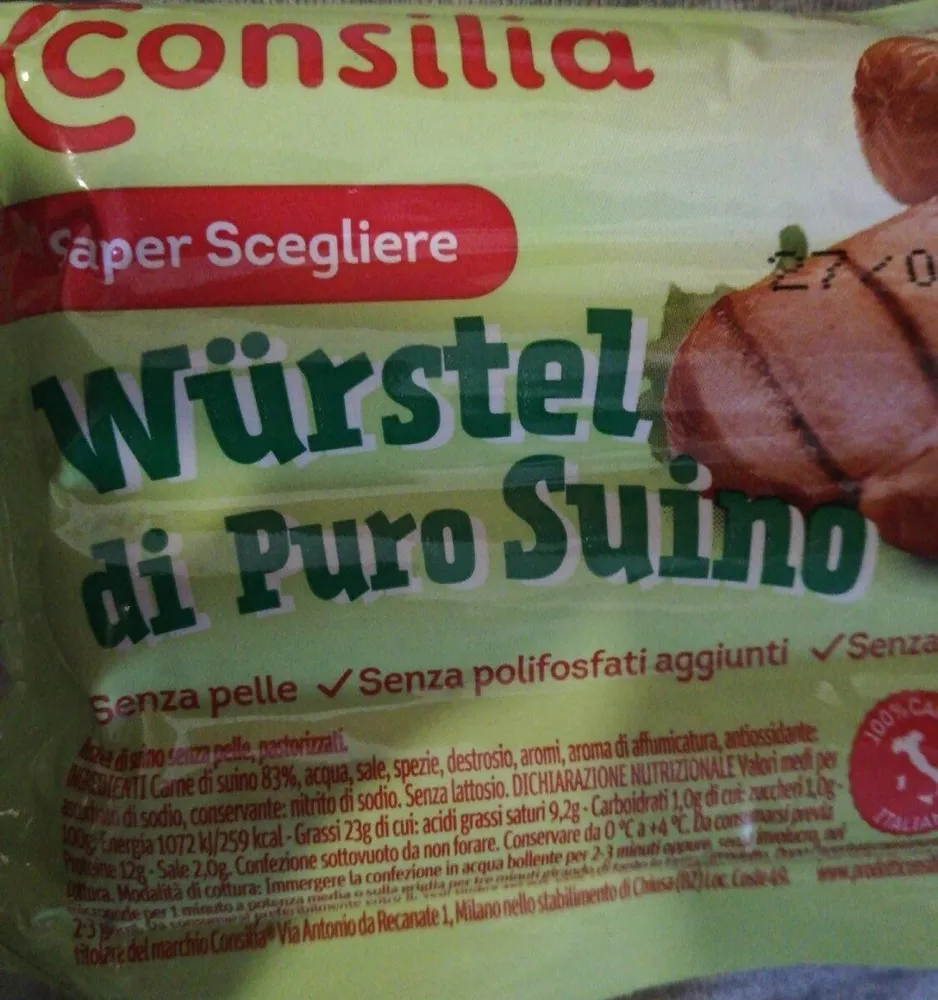 Wurstel di puro suino