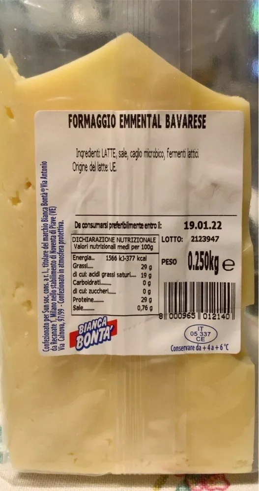 Emmental bavarese