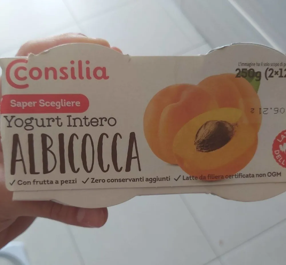 Yogurt intero albicocca