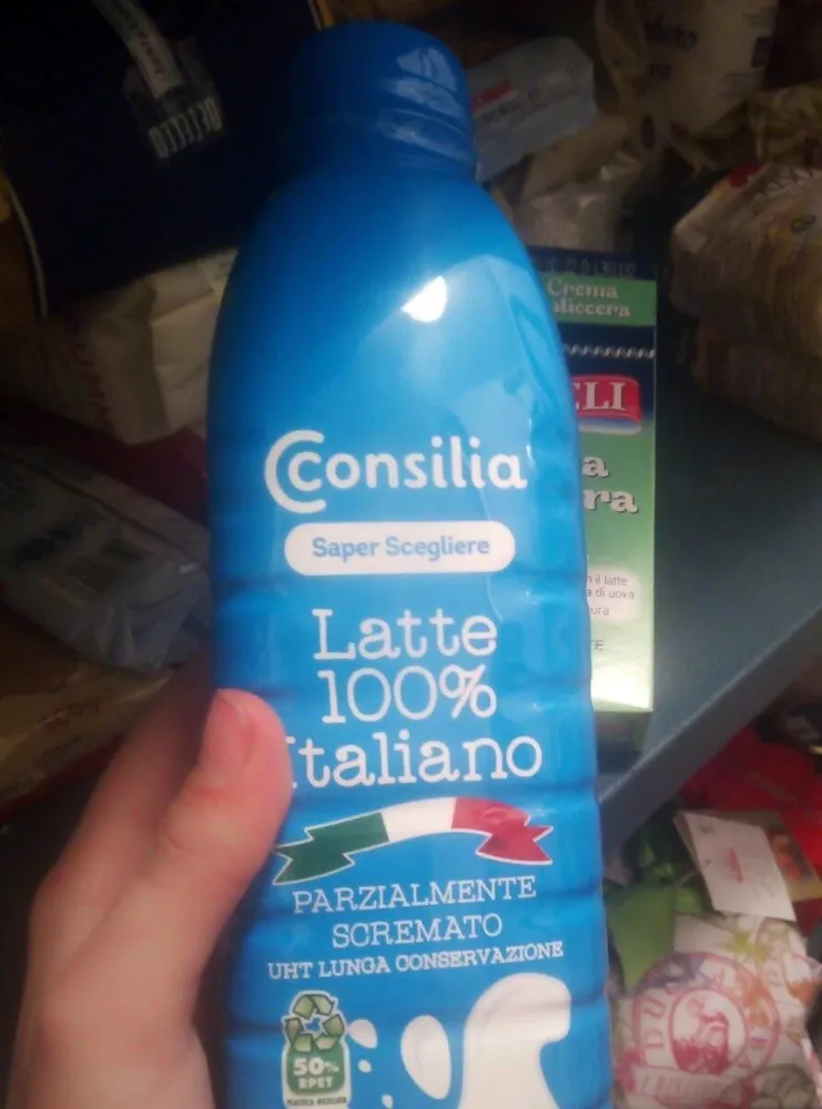 Latte 100% italiano parzialmente scremato