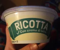 Ricotta con crema di latte