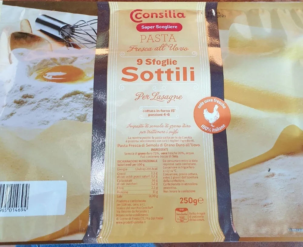 pasta fresca all'uovo