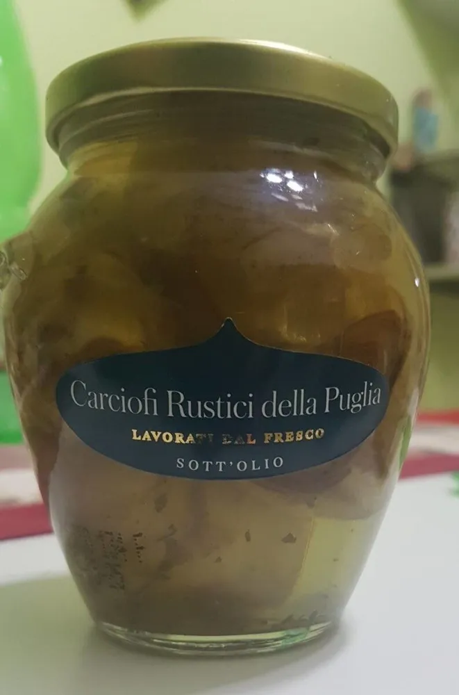 Carciofi rustici della Puglia in olio di semi di girasole