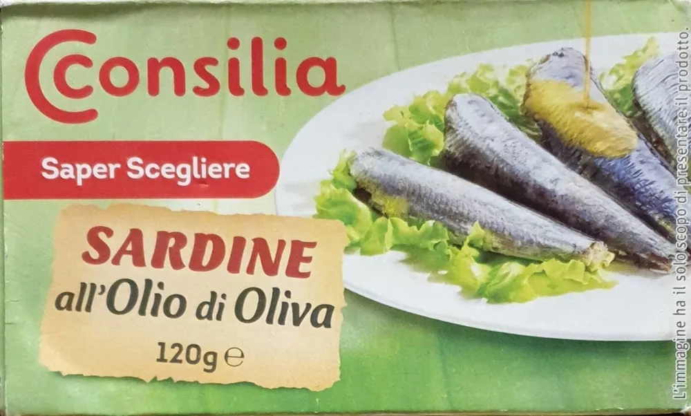Sardine all'olio di oliva