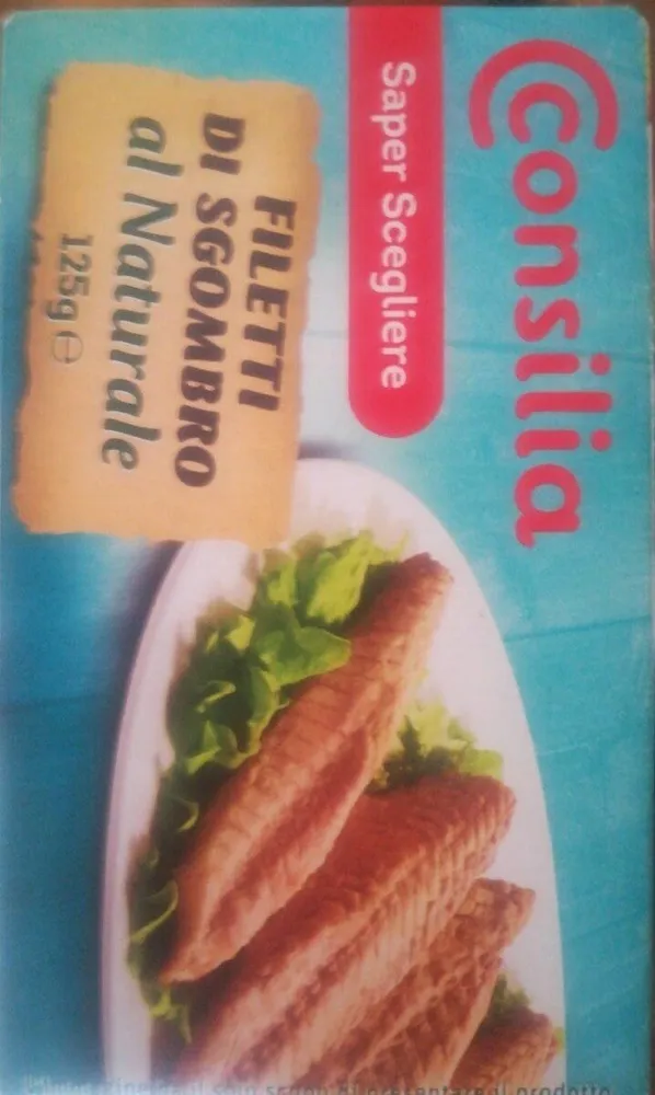 Filetti di sgombro al naturale